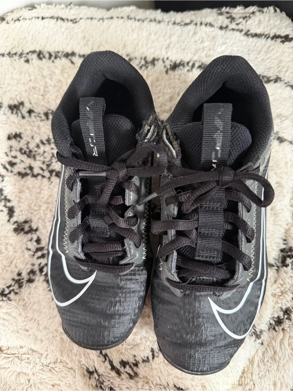 Nike Alpha Huarache 4 Keystone Baseball Cleats Youth 2.5Y Unisex Softball
